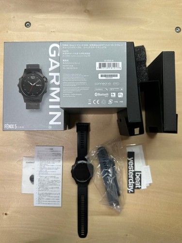 GARMIN fenix 5 Sapphire GPS Watch Multisport Timepiece Used Authentic