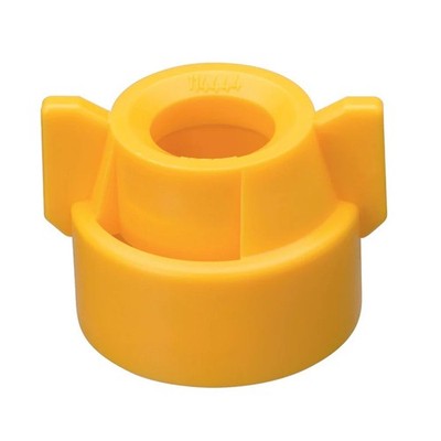 50 of Quick TeeJet Yellow Nylon Cap Fits TK, TX, TXA, TG, Hose Shank & Disc Core