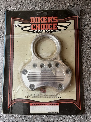 Biker’s Choice Chrome Speedometer Mount - Harley-Davidson W/Pullback Risers NOS