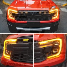 Amber Led Daytime Running Light Drl Boards For Ford Rangereverest 2023-2025