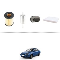 Hoffcar Set Service - 4 Filter Kompatibel Mit Ford Focus Ii 2.0 16V 107Kw Von
