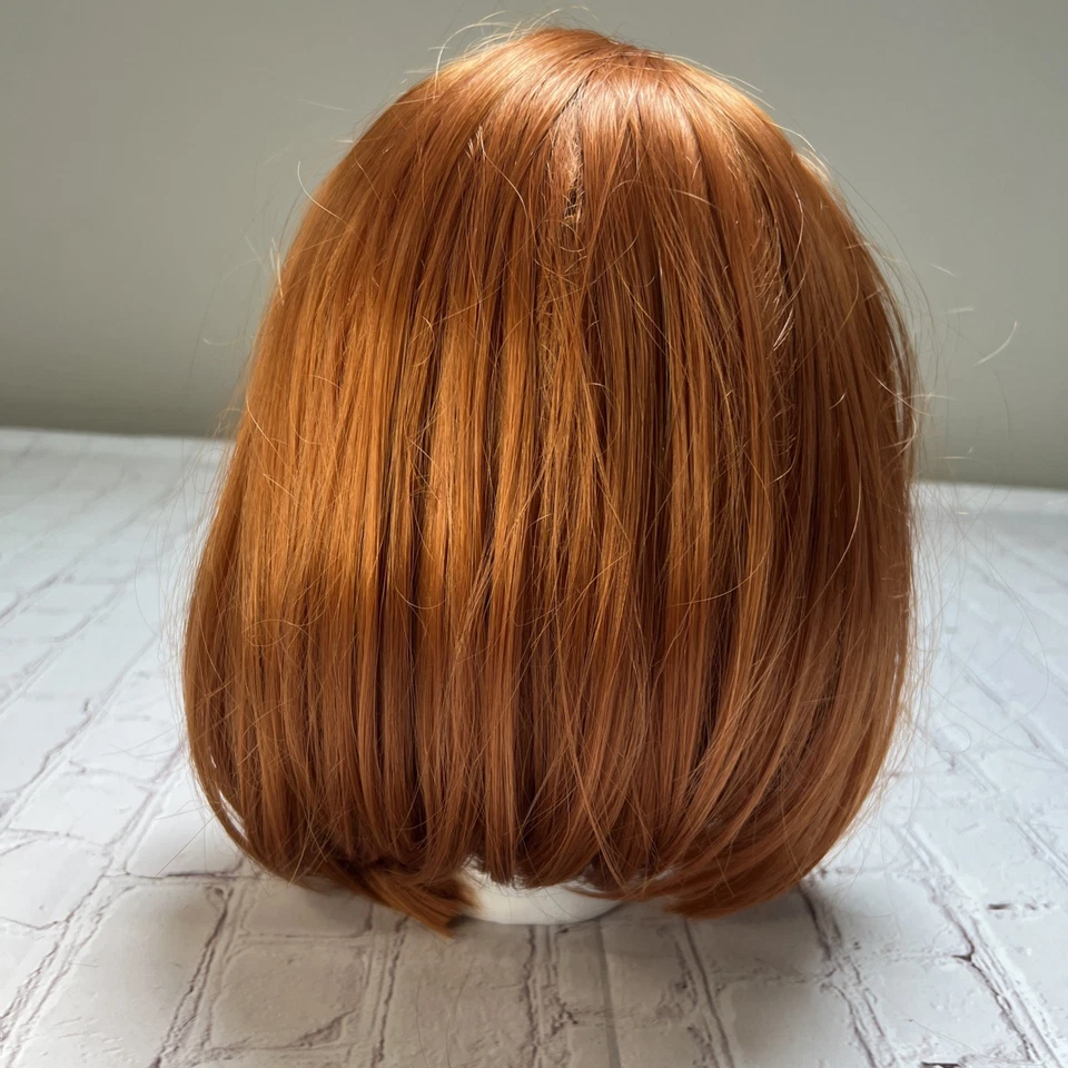 NUEVO Lydell Peluca Sintética Corta Recta Rojo Cobre con Diadema Negra Foto 3 de 4