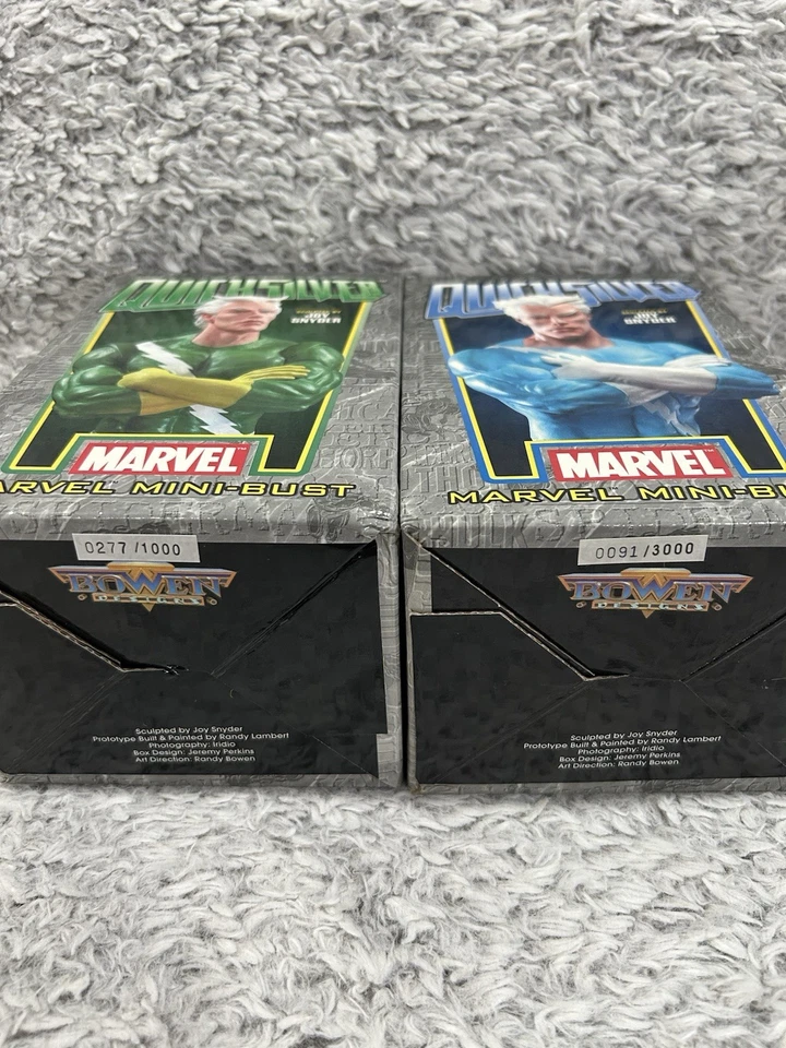 Juego de busto Bowen Quicksilver. Verde 277/1000 Azul 91/3000. Foto 2 de 4