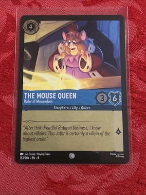 ロルカナ THE QUEEN foil psa10 Lorcana 海外版 FOIL Lorcana Reign of Jafar - The Mouse Queen - Ruler of Mousedom