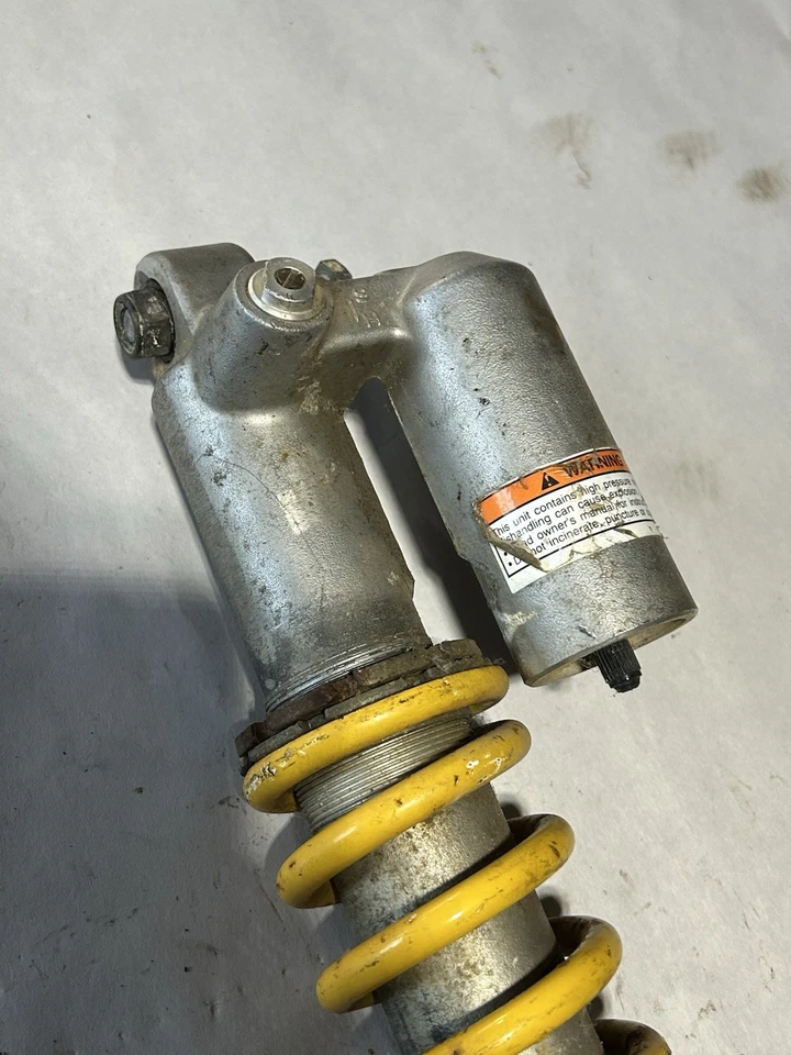 Amortiguador trasero Yamaha YFZ450 2004-2009 04-09 YFZ 450 amarillo Foto 3 de 4