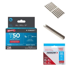 Rust-Resistant T50 Stainless Steel Staples - 1000 Count for Indoor/Outdoor Use