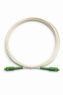 5902002357876 Fiber Optic Patchcord SC-SC APC 2m white TB