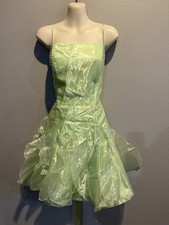 NWT Women's Vtg JESSICA MCCLINTOCK - GUNNE SAX Green Fairy Core Kei Dress Size 9