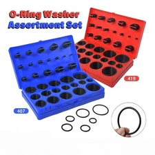 826PCS SAE Metric Rubber O-Ring Washer Assortment Kit Automotive Storage Case