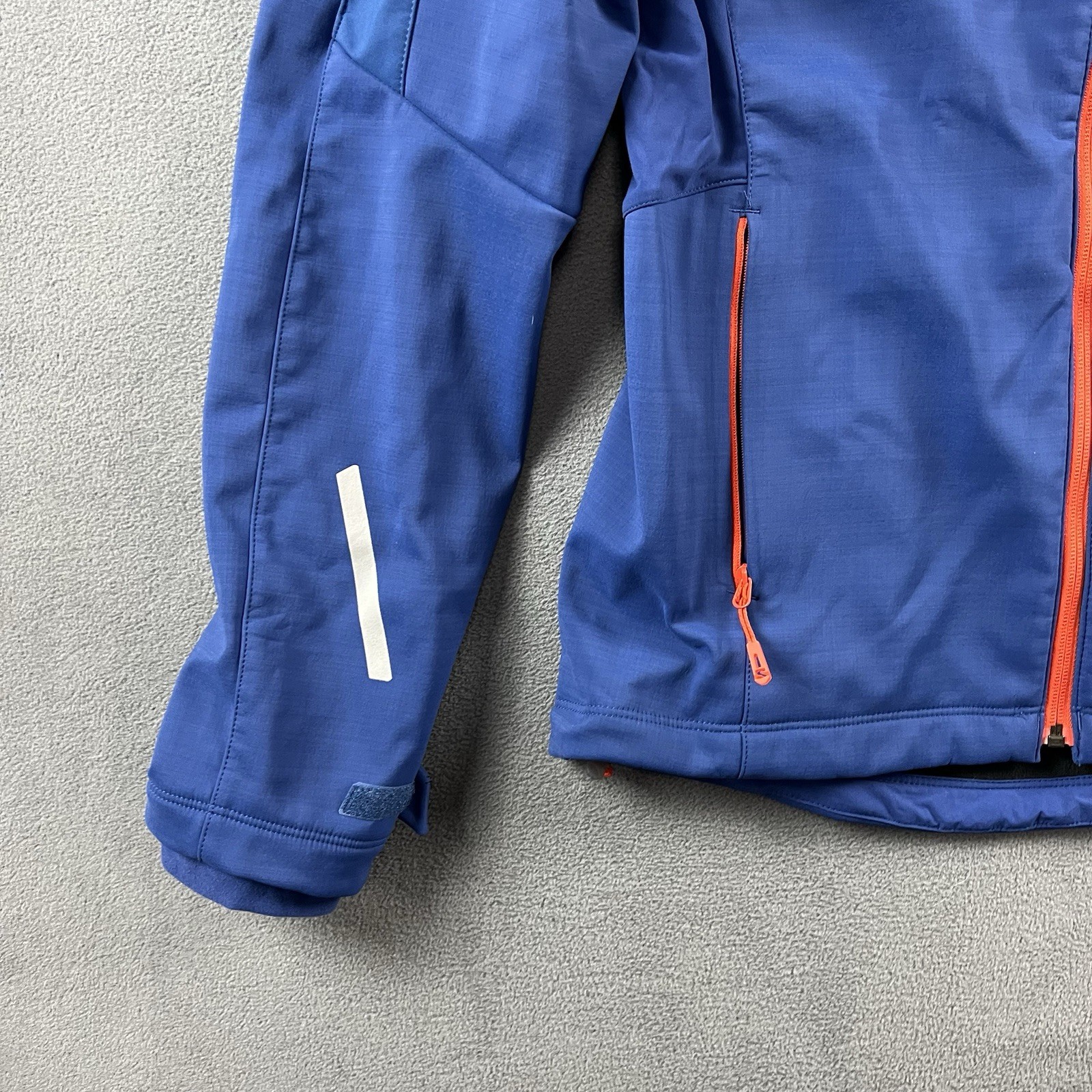 Salomon Giacca Uomo Blu Medio Pulse Softshell Full Zip Foderata Outdoor