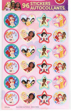 Disney Princesses 4 Sticker Sheets 96ct standard paper stickers
