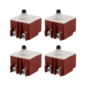 4X Grindeur d'angle AC 250V 6A 125V/12A DPST Bouton-poussoir pour 6-100 X2D54810
