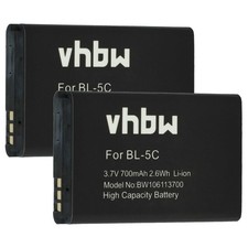 2x Akku für Telekom Sinus A806 700mAh