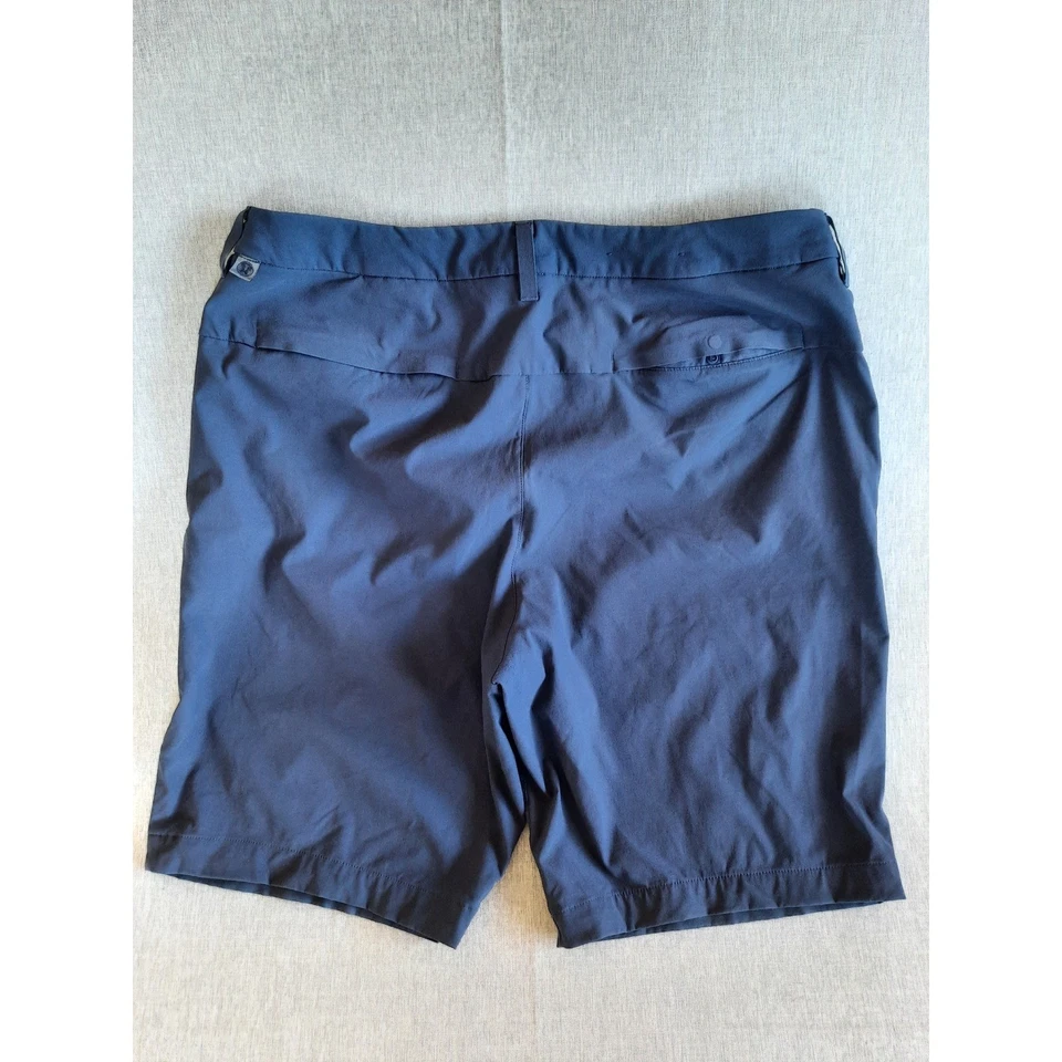 Lululemon мужчин 34 пояс Activewear твердый темно-синий ABC йога молнии гибридный короткие - Изображение 2 из 4