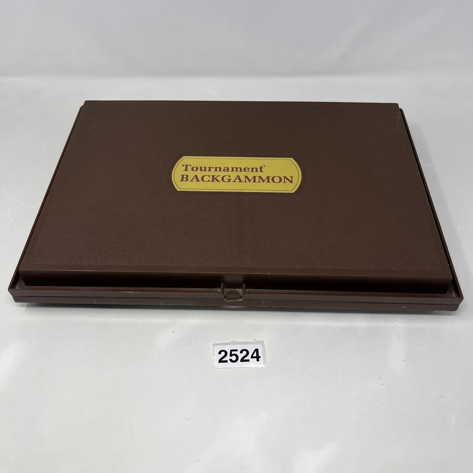 Vintage Tournament Backgammon Set with Case - COMPLETE - Image 2 of 4