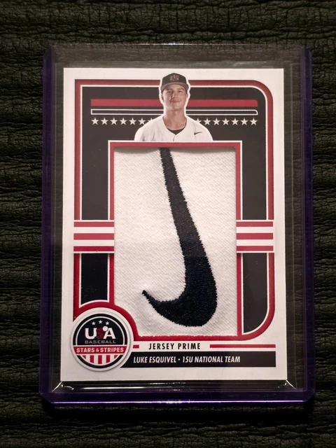 Luke Esquivel 2025 Panini Stars & Stripes - Prime Jersey Relic 26/30