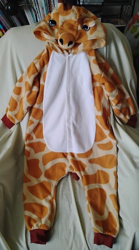 Kids Giraffe Unisex Jumpsuit Size 5-6