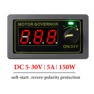 5V 12V 24V LED PWM DC Motor Speed Switch Regulator 5A 150W Dimmer Controller