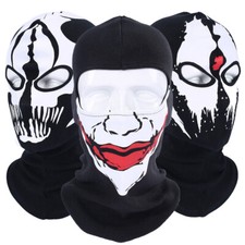 Men Women Ghost Skull Full Face Mask Cosplay Breathable UV Protection Balaclava