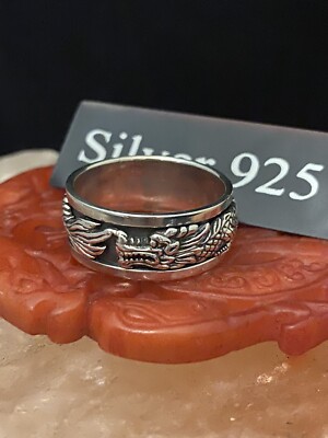 Massives Silber Drachenband