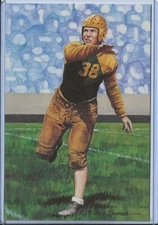 1994 Arnie Herber Goal Line Art Postcard Unsigned