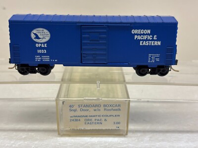 N Scale Kadee Micro Trains MTL 24384 Oregon, Pacific & Eastern OP&E 1033 Box Car