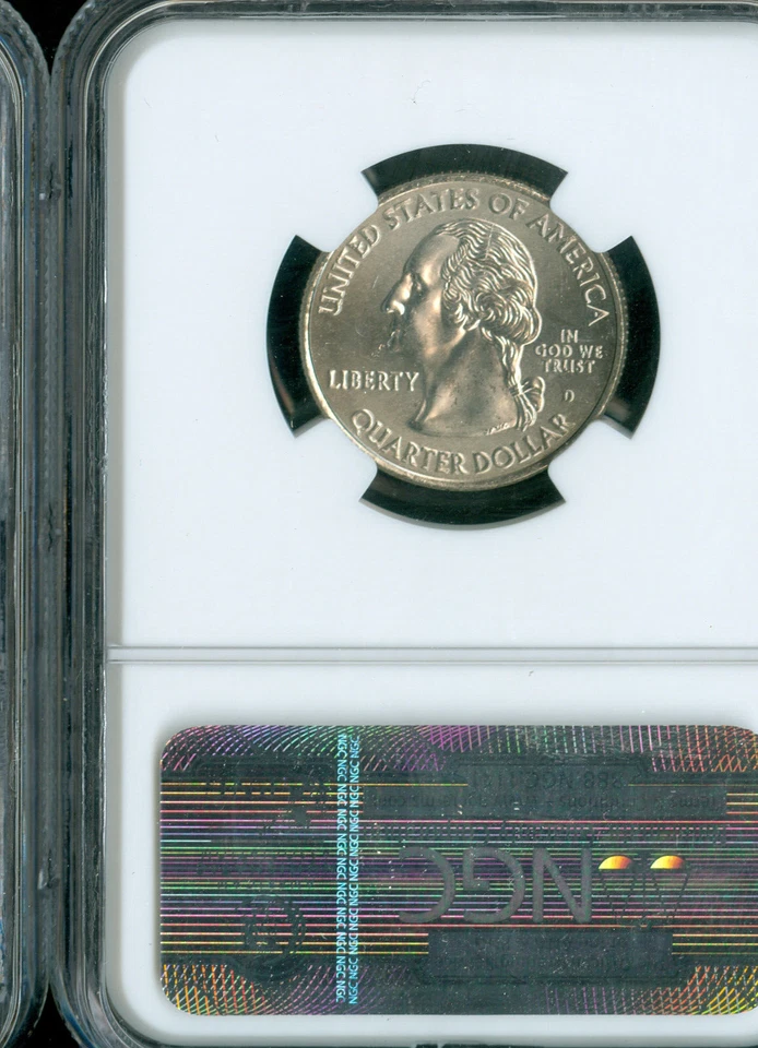 2009 D DISTRICT COLUMBIA QUARTER NGC MS66 BUSINESS STRIKES . - Image 2 of 2