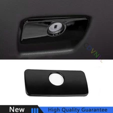 For Cadillac ATSL 14-17 Bright Black Car Passenger Storage Box Handle Panel Trim