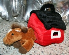 WISHPETS 2005 LKNEW HORSE IN BARN A WISH COME TRUE WISH PET PLUSH