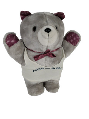 Steven Smith Vintage Cough Buddy Teddy Bear Plush Post Surgery Medical Assist