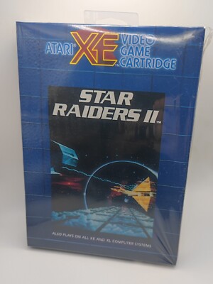 STAR RAIDERS II 2 Atari XE Lagerspuren Folie hat Risse 