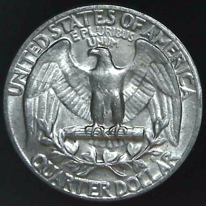 1956-P 25C Washington Quarter AU 90% Silver 18stu1220 - Image 2 of 2