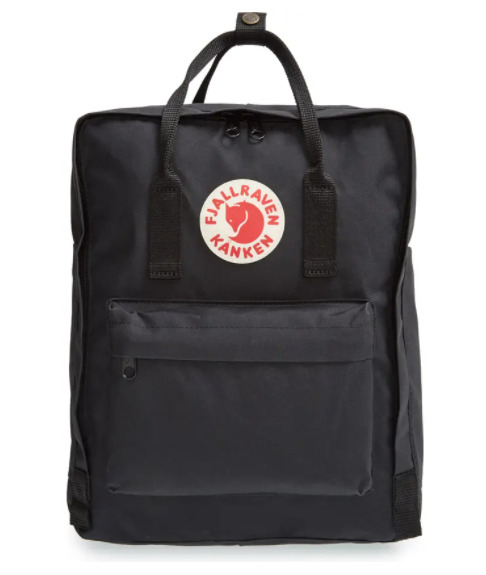 Fjallraven Kanken Water Resistant Black Backpack B1434