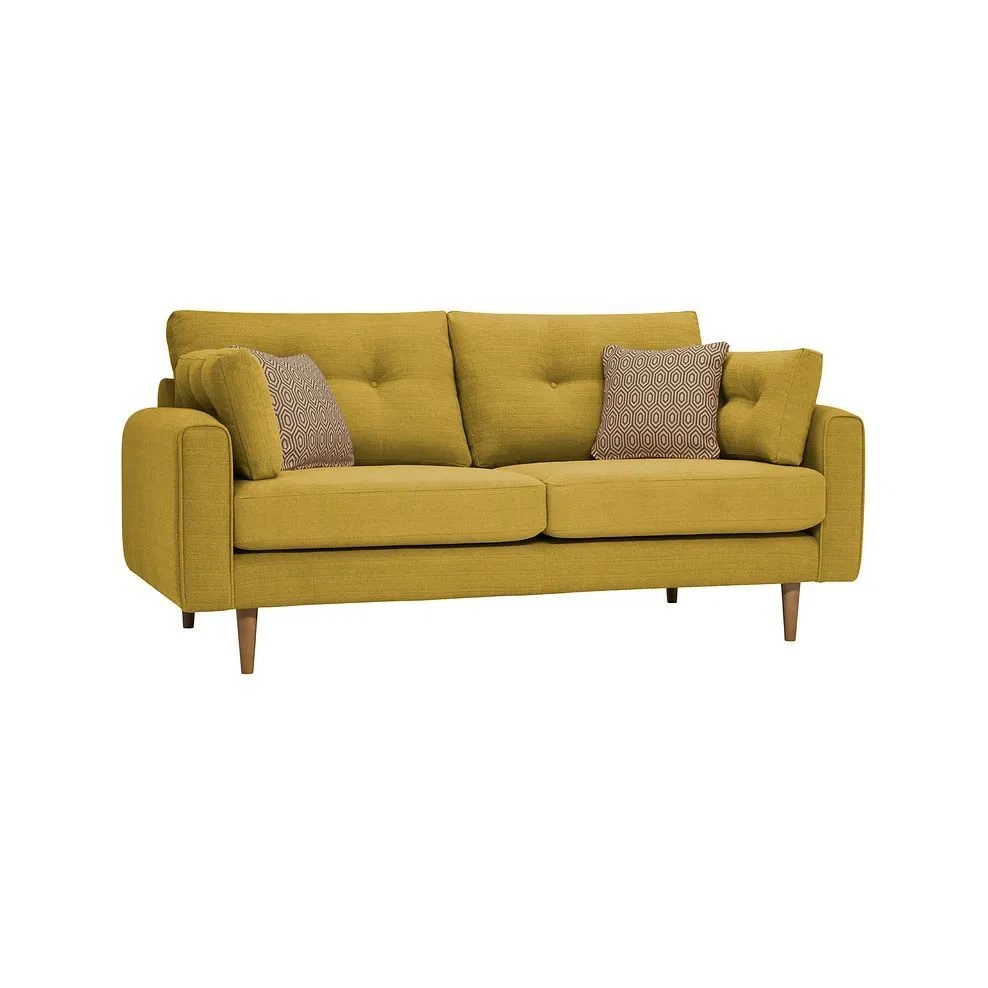 Oak Furnitureland Brighton Saffron 3 Seater Sofa RRP 1249.99
