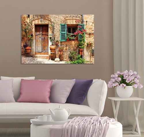 Canvas ENCHANTING STREET E (PP032) Photo Art Fine Art Canvas Toscano - Picture 4 of 6