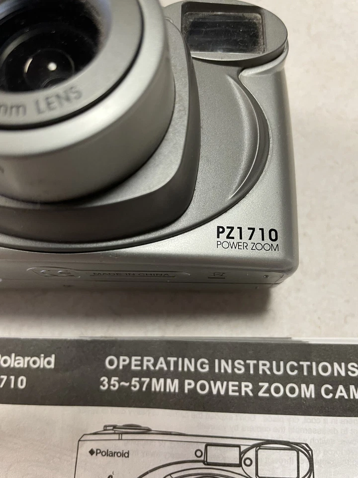 Polaroid PZ1710 Power Zoom 35-57mm Point & Shoot 35mm Film Camera UNTESTED - Image 2 of 4