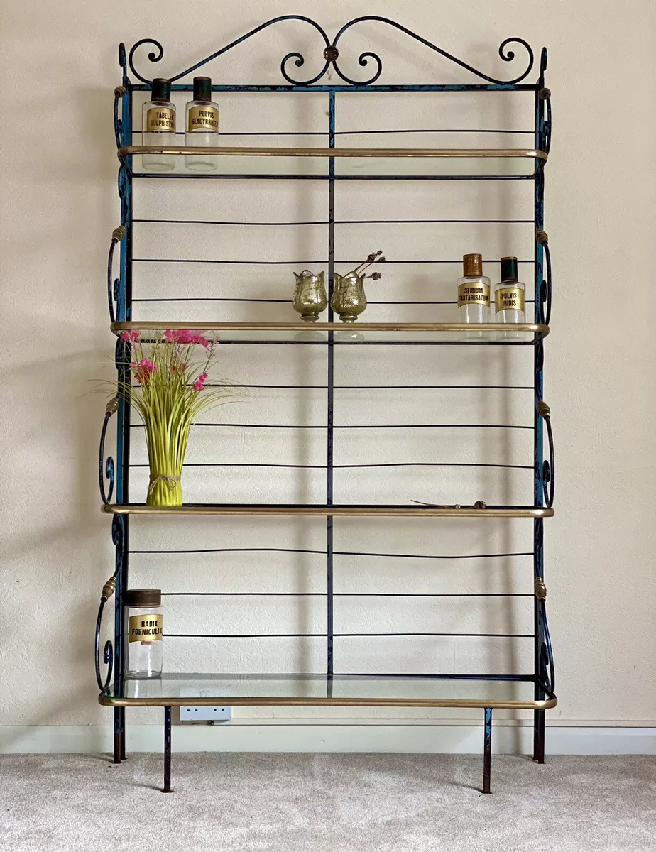 Brass bakers rack deals