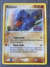 Pokemon TCG: Nosepass 25/110 (2006) Holon Phantoms • Stamped Holo Card