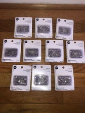 Dritz 500 Safety Pins (10 Packs Of 50) In Plastic Cases 1 1/16” & 1.5” Sizes NEW