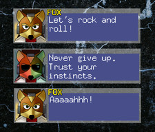 Transparent Star Fox Vinyl Stickers 3 Pack 