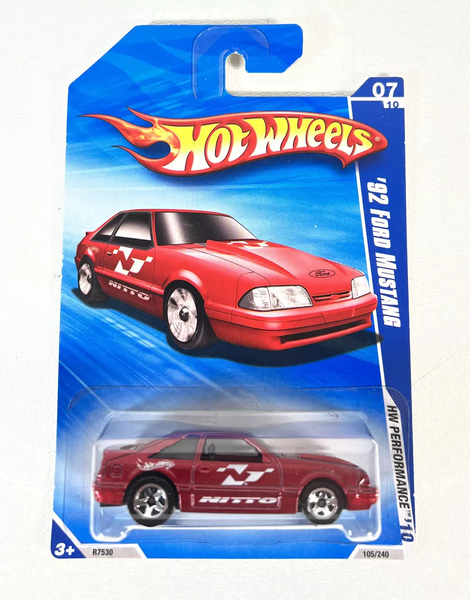 Hot Wheels HW Performance 92 FORD MUSTANG Red 105 240 R7530