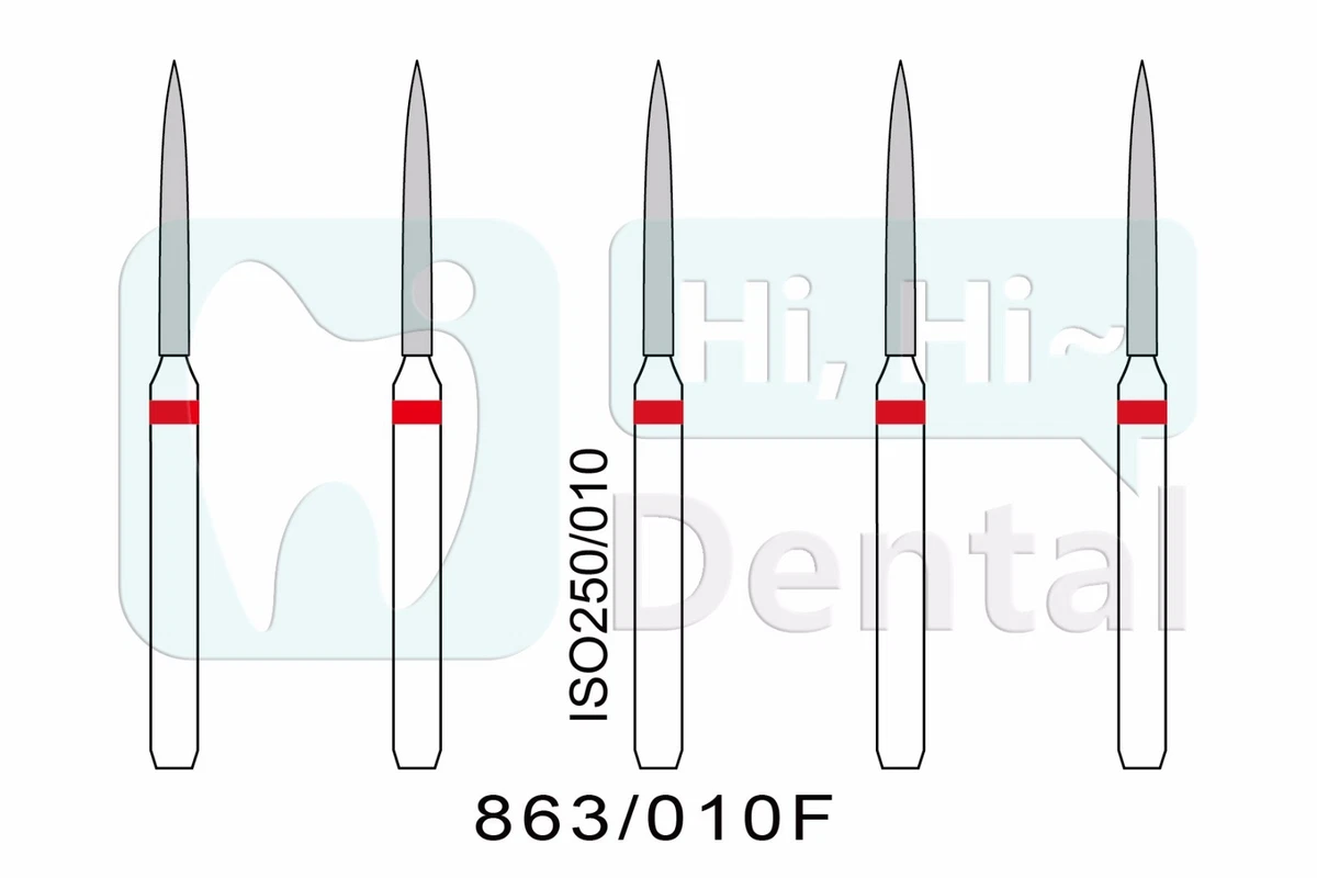 10 pz/set Dentale Pietra Smerigliatrice Lucidatore Frese Gambo 2.35mm Per Il Contouring Shaping Porcellana Dentale Rotary Pietra Lucidatore  66
