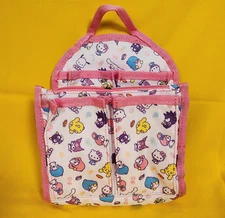 Sanrio Hello Kitty & Friends Character Allover Print Mini Backpack Organizer NEW