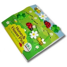 CuteZCute Bento Food Pick 8-Piece Honey Bee Flowers 3742