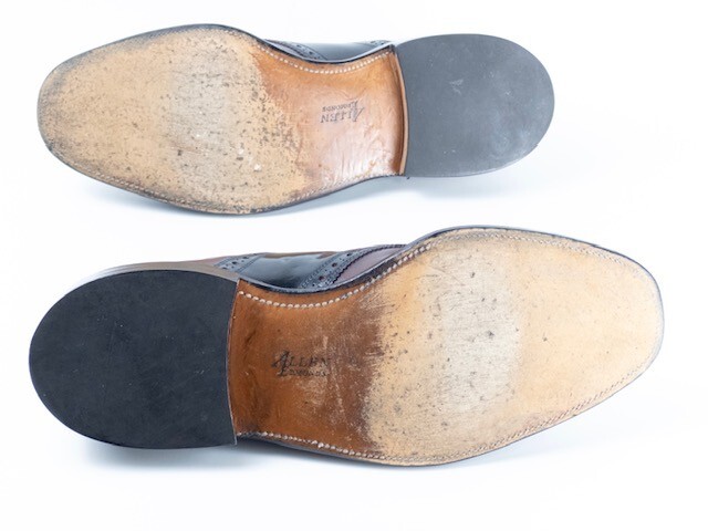 RARE 1960s | ALLEN EDMONDS 8.5E POLO SPECTATOR SADDLE SHOE  display picture 2