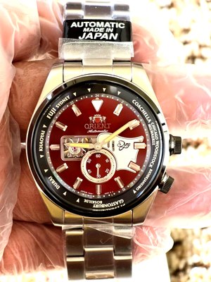 Orient Retro Future Guitar Limited Edition Red Dial Men 