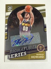 2022 Donruss Optic Markus Howard Signature Series NBA Denver Nuggets