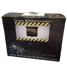 STEEL SM-70PDV 7" Headrest 16:9 USB SD DVD, BLACK, NEW