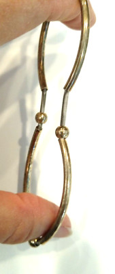 Simple & Classy! Two Silver Stretch Bracelets, 8''