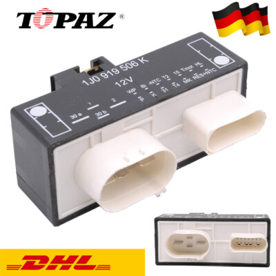 Steuergerät Relais de Ventilateur Kühlerlüfternachlauf für AUDI 8L1 8N3 Golf IV